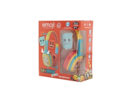 Headphone Emoji Flip & Switch Blue