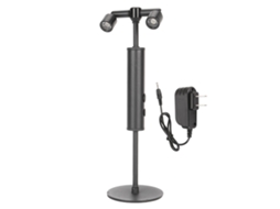 Luminária de mesa LED Palo Alto 2026 com interruptor sensível ao toque, luz branca, foco duplo para leitura e decoração.