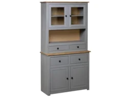 Highboard, Highboards Vidaxl Cinzeto Madeira De Pinho (n/a)