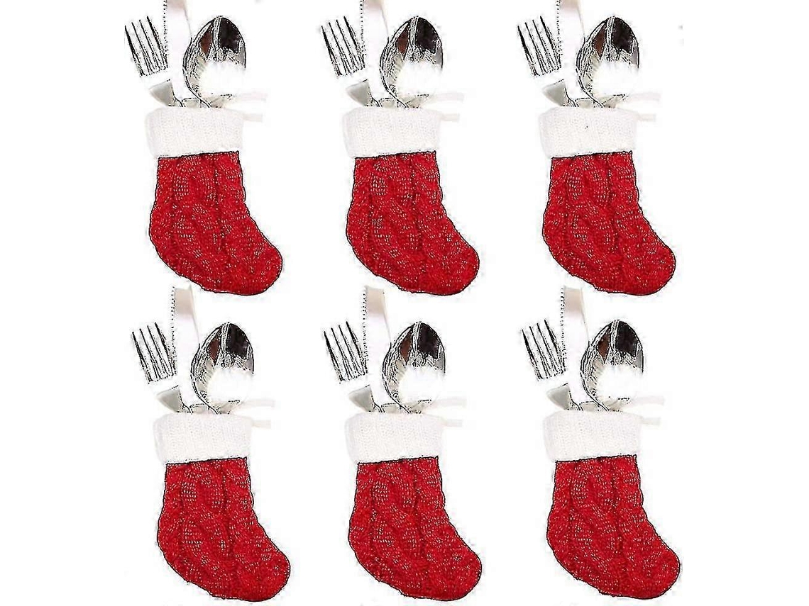 Meia Natalina Em Veludo Vermelho Com Detalhes Brancos, Para Doces E Presentes. Loja Olysi