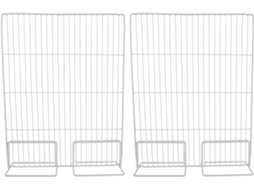Divisórias Para Freezer Collbath 2 Divisória De Malha Arame Prateleiras Refrigeradores Comerciais 45x 35cm Armazenamento