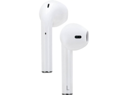 Auriculares Bluetooth True Wireless KUBO Bt (In Ear - Microfone - Branco)