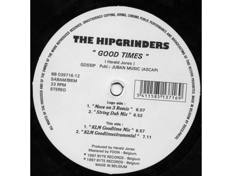 Vinil Good Times Byte Blue
