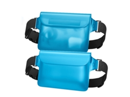 Pochete impermeável Ry, bolsa de cintura para corrida, bolsa seca de TPU à prova d'água com alça elástica na cintura, Slowmoose