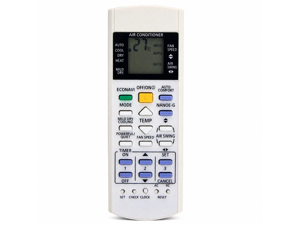 Comando À Distância Para Ar Condicionado Compatível Com Panasonic A75c3300_dae