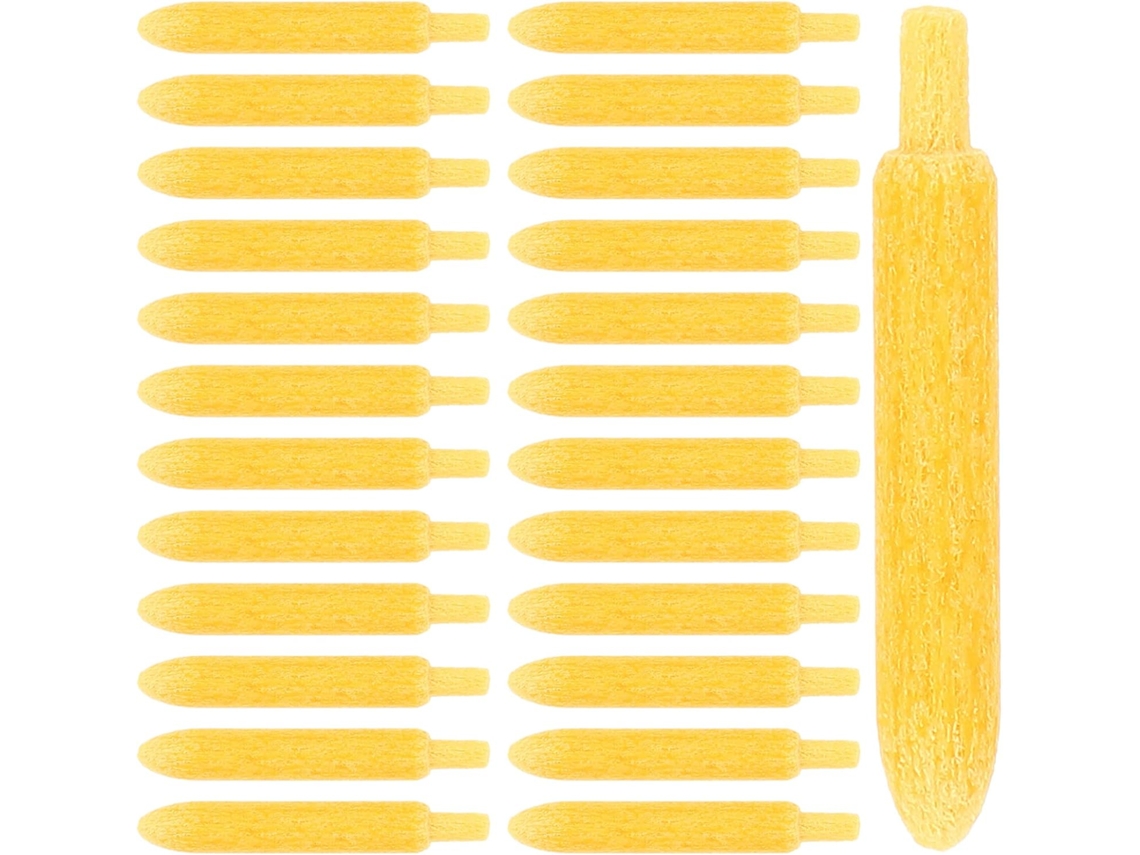 Conjunto De 25 Pontas De Caneta De Tinta Laranja, Refis Compactos E