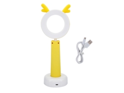 Lâmpada de Mesa Led Plegável com Carregamento Usb, Amarela, Leitura, Estudo | S/MARCA