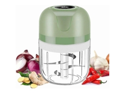 Moedor De Carne Elétrico, Mini Picador Elétrico, 250ml, Picador Elétrico De Cozinha Com Carregador Usb, Picador De Cebola Com 3 Aquaforge