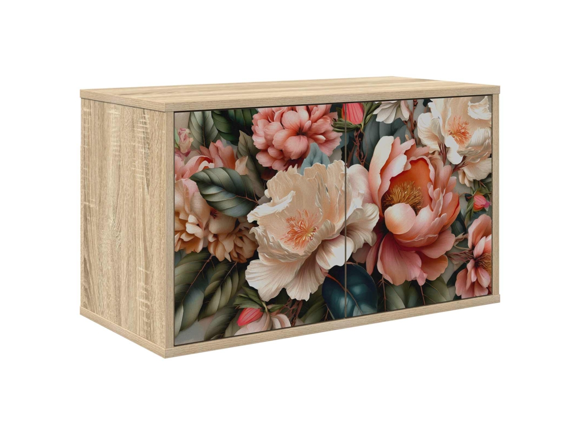 Vidaxl Armário De Tv Montado Na Parede Borne 69 X 33 X 40 Cm