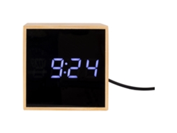 Despertador em Bambu Karlsson Mini Cube