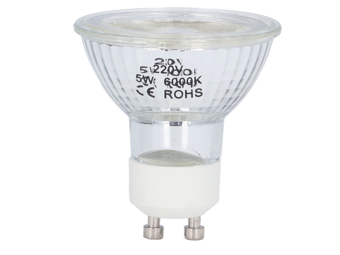 2026 bombilla Led Gu10 5w Regulável Cob Foco de Luz Pontual para Quarto Escritório 220v