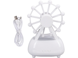 Umidificador Omabeta Em Formato De Roda-gigante Com Alto-falante Bluetooth E Luz Noturna