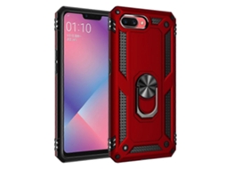 Capa Protetora Resistente A Impactos Em Tpu + Pc Para Oppo A5/a3s Com Suporte Giratório De 360 ​​graus.
