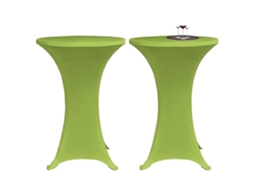Vidaxl Capa Extensível Para Mesa 2 Pcs 60 Cm Verde