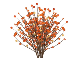 Laxiscreed Arranjo De Flores De Outono Com Abóbora E Frutas Para Decoração De Ação De Graças, 200 Peças