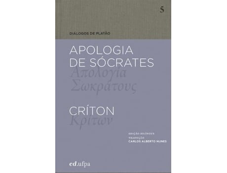 Livro Apologia De Sócrates - Criton de Platao (Português)