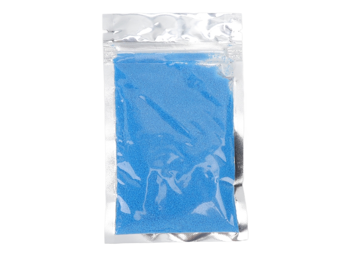 Areia Colorida Anti Água Brinquedo Manual 50g Para Crianças 14 18 Anos Azul