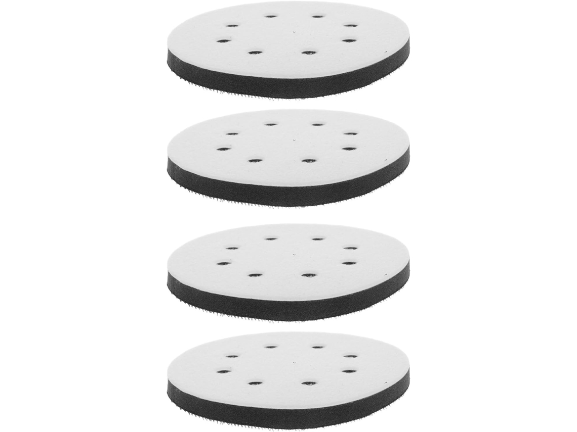 Conjunto De 4 Almofadas Esponja Preta Absorventes Impacto, Fáceis