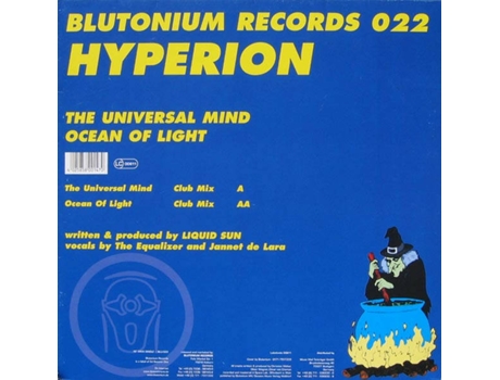Vinil The Universal Mind / Ocean Of Light Blutonium Records