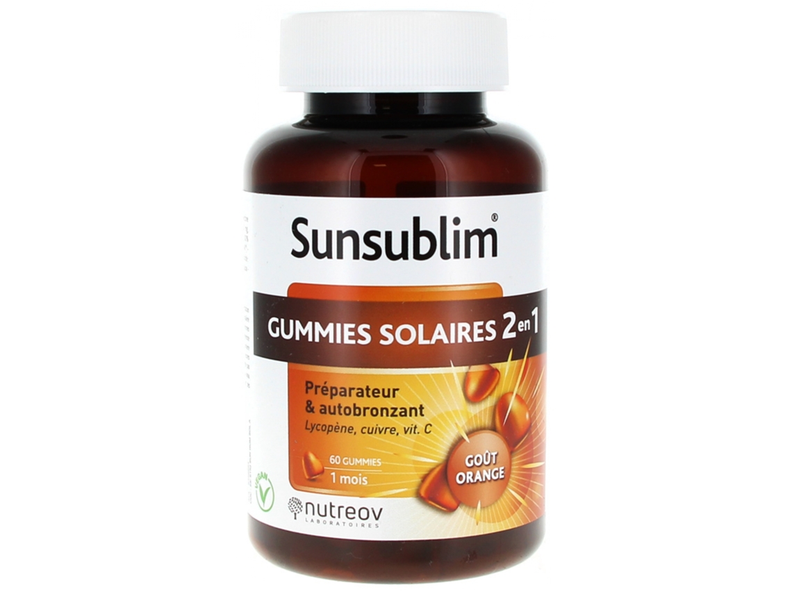 Sunsublim 2In1 Gomas Solares 60 Gomas NUTREOV