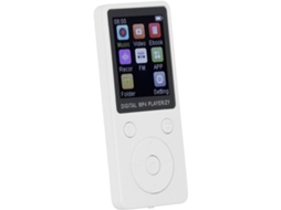 Reprodutor de MP3/MP4, Tela, Bluetooth 5.0, 16 GB/128 GB, Alto-falante, Esportivo, com Vídeo HiFi de 1,8"