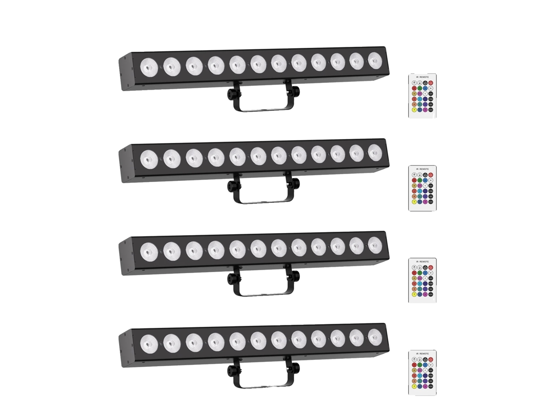 Luz De Lavagem, Tecnologia Rgbwa+uv, Modos De Controle Versáteis, Preto, Plugue Eu