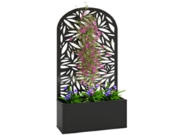 Suporte para Vasos BTFORUS com treliça em arco, metal, 61x23x113 cm