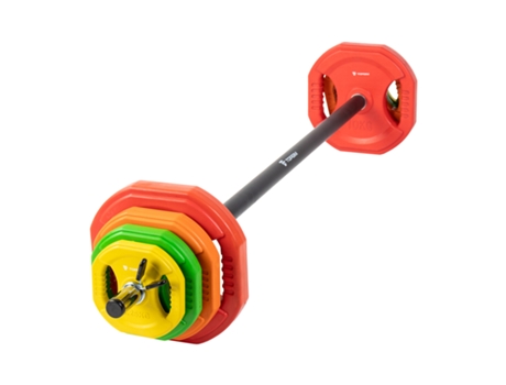 Kit Fit Pump 40kg Discos Coloridos Topgim