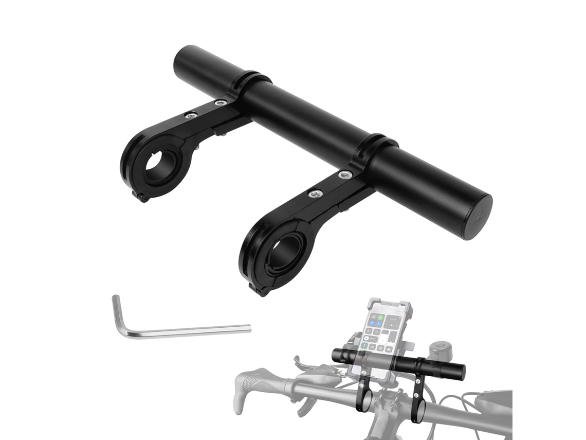 Extensão de guidão de alumínio, extensor de luz de bicicleta, GPS para celular, extensão de computador Ehstmind