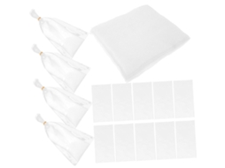 Sacos Transparentes Alipis para Embalagem de Buquês Flores, 10x20 Cm, Algodão Umidificante Branco, 15x15 Flora