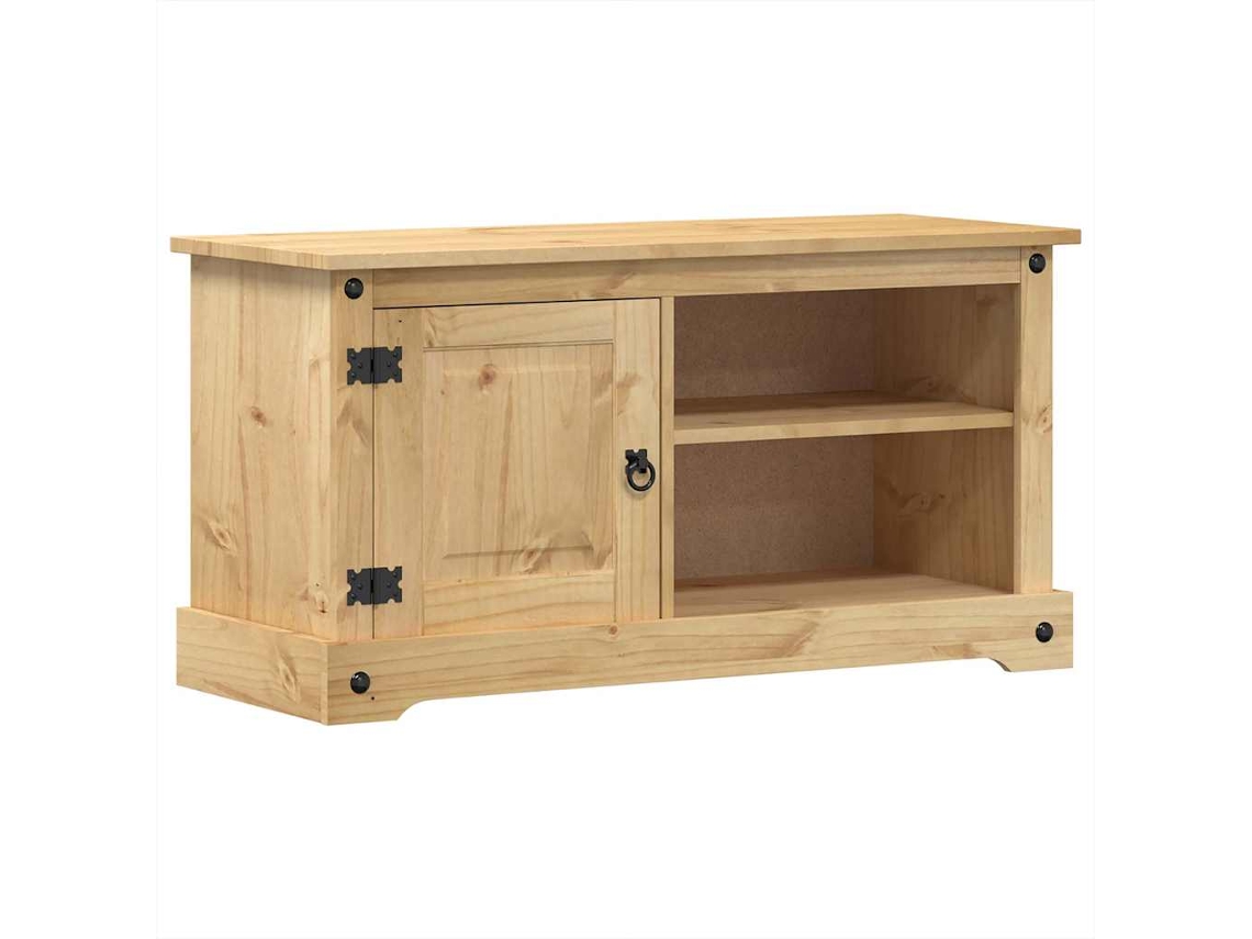 Tv Cabinet, Tv Cabinets Vidaxl Marrom Madeira De Pinho