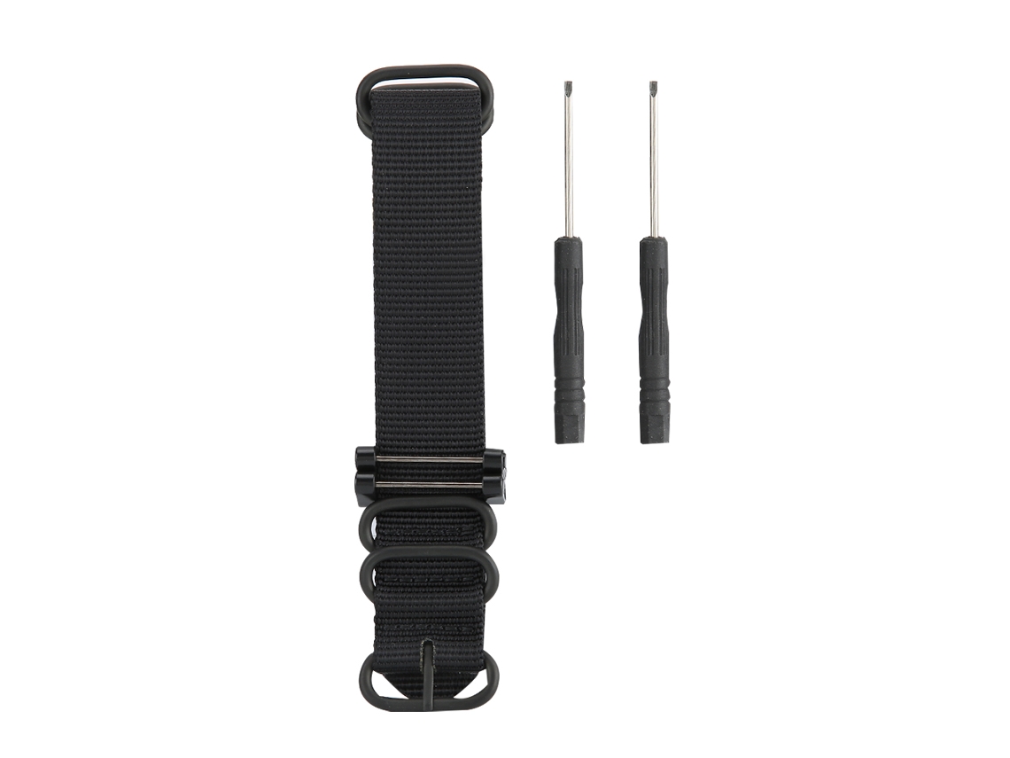 Cinto de Relógio Náilon com Fivela de Pino para Suunto Core Acessório de Relógio
