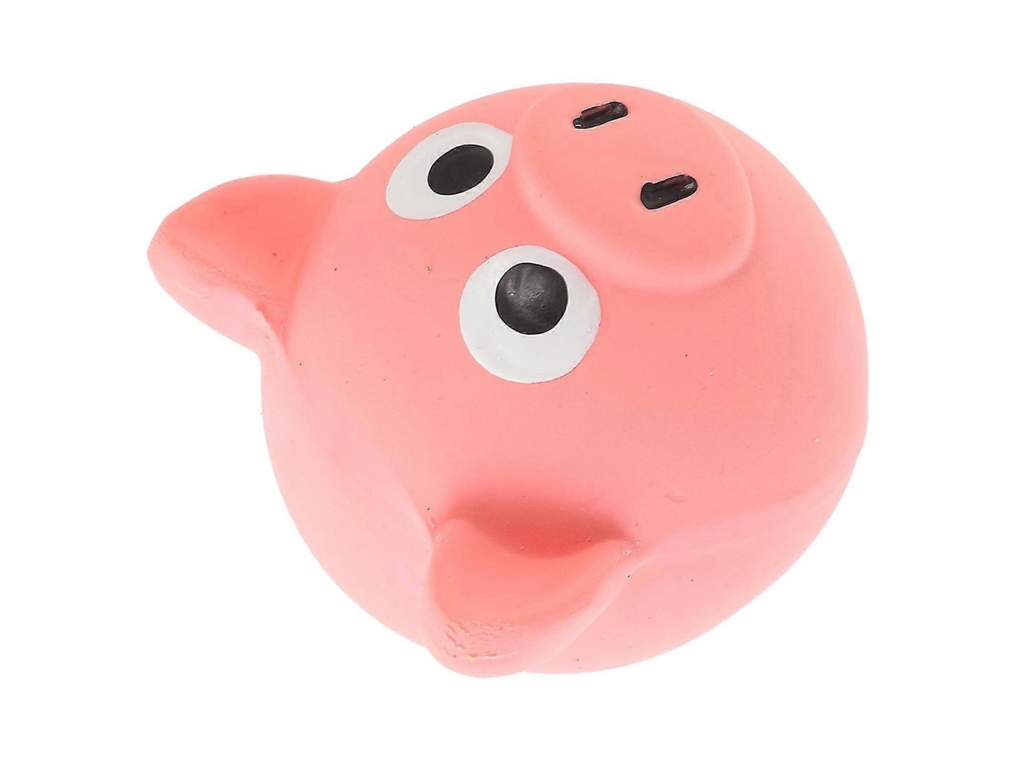 Brinquedo De Morder Para Cão Com Cabeça De Porco E Som