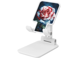 Suporte Dobrável Para Celular Com A Patriótica Bandeira Americana Rosa Altura E Ângulo Ajustáveis Compatível Todos Os
