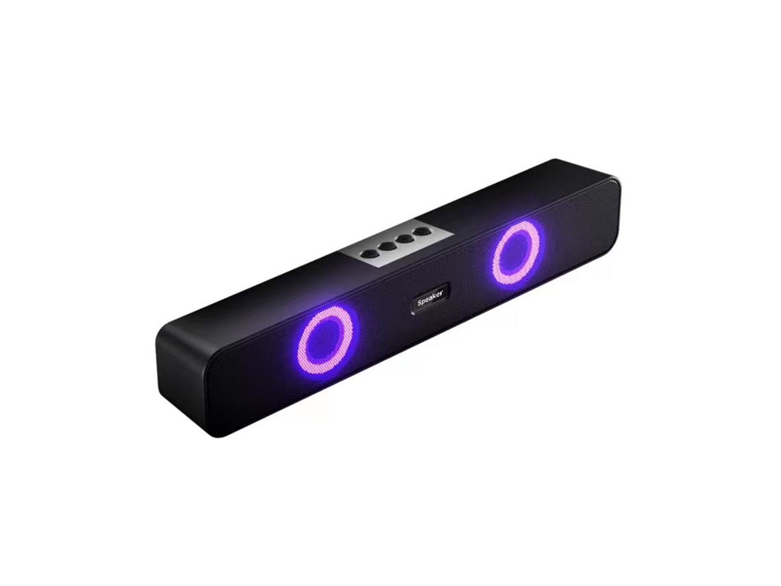 Barra de som com subwoofer EOOCOO (com luz RGB)