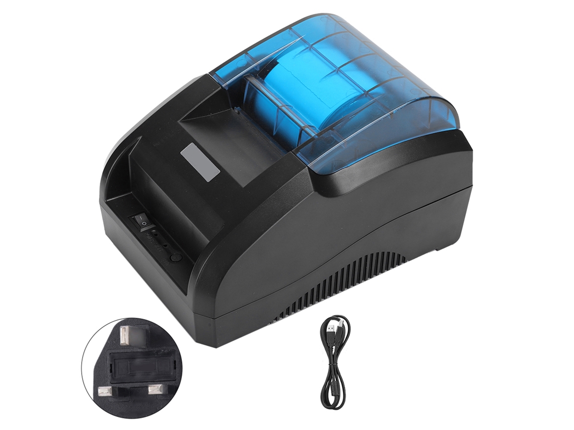 Impressora De Recibos Térmica Bluetooth Usb 203dpi Para Desktop, Celular E Computador