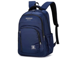 Mochila Escolar Para Alunos Do Ensino Médio, Mochila Para Estudantes Do Ensino Secundário, Azul Marinho