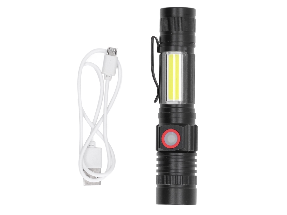 Mini Lanterna Led Com Zoom Ajustável Com Íman