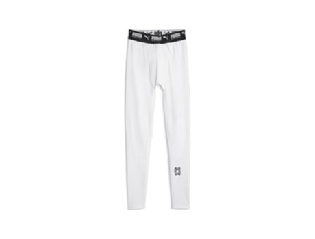 Leggings de Homem PUMA Hoops Team Baselayer Branco (2XL)