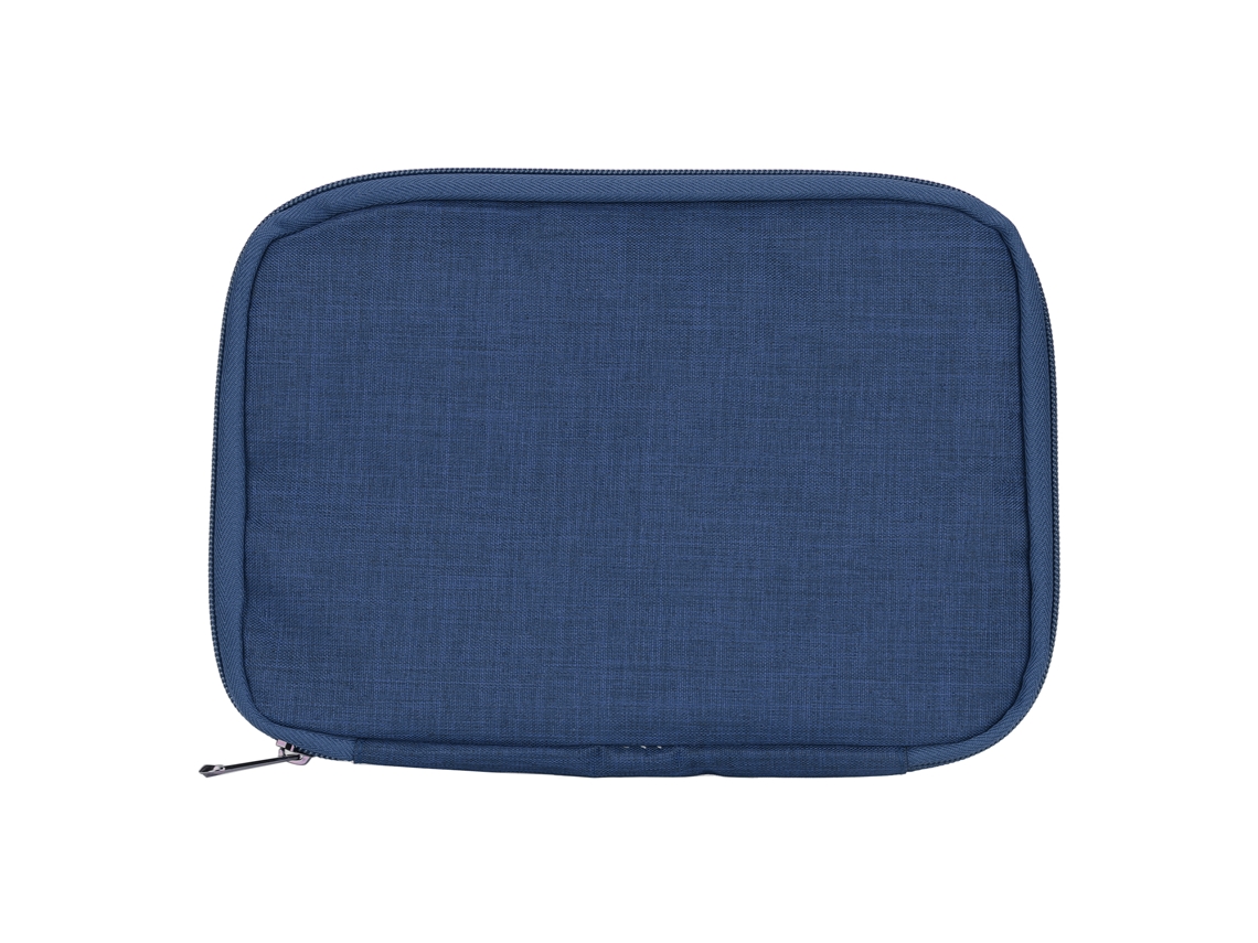 Bolsa Portátil Para Armazenamento De Pulseiras De Relógio Impermeável Case Azul Escuro Para Viagem