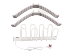 Laxiscreed Rack De Secagem De Sapatos Elétrico, Alumínio, 8 Peças, 220v Padrão Britânico