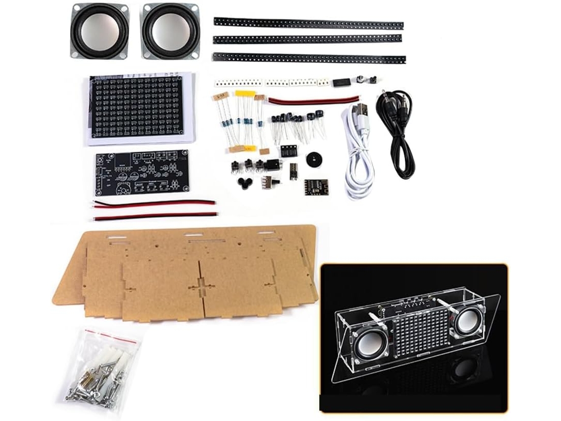 Kit Eletrônico Multifuncional de Áudio Bluetooth de Canal Duplo para Montagem SFUSHOS