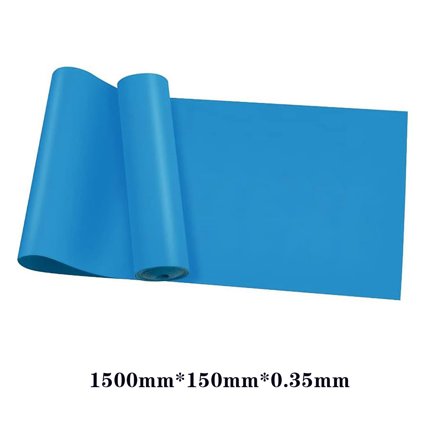 (azul) Faixa Elástica Longa De Resistência Para Treinamento De Alongamento Em Yoga E Pilates