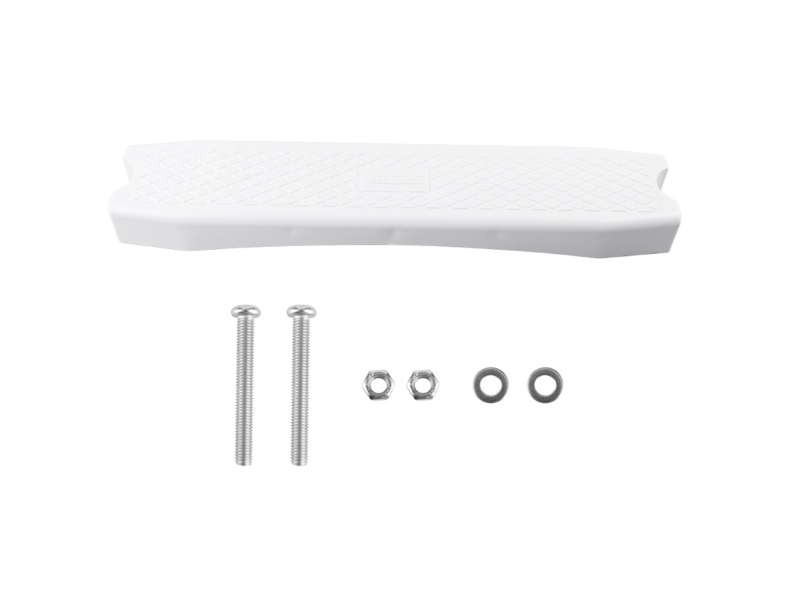 Pedal De Escada Plástica Branca Antiderrapante Piscina Spa