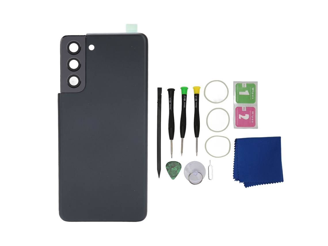 Troca de Vidro Traseiro para S21 com Capa Traseira, Lente de Câmera e Kit de Ferramentas