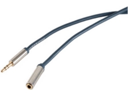 Cabo SHIVERPEAKS (Jack 3.5mm - 3 m - Azul)