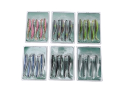 Soft Bait (sinking Bionic Fishing Tackle) 30pcs Soft Bait Sinking Dying Fish Bionic Soft Bait Fishing Tackle (bait Color Shipped Randomly)