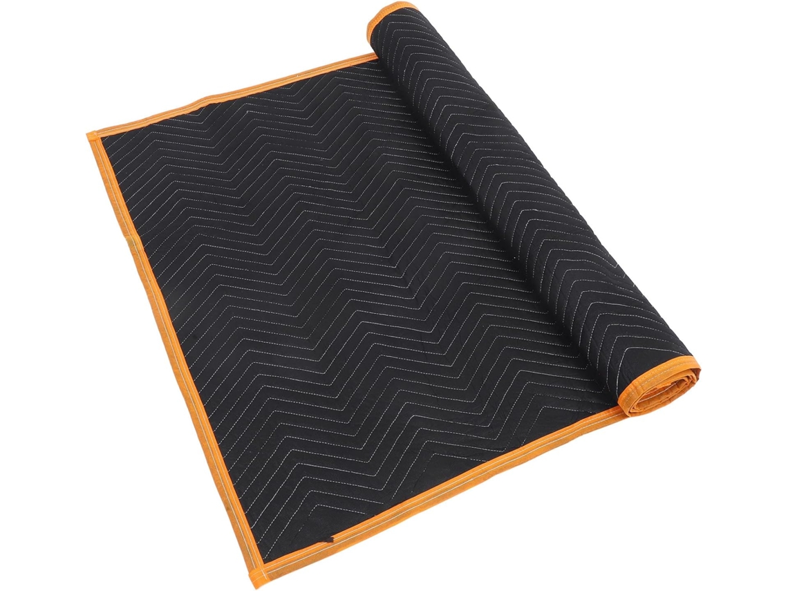 Manta De Mudança Kichvoe Heavy Duty, Preta, Não Tecida, Espessa E Acolchoada Para Proteção De Móveis