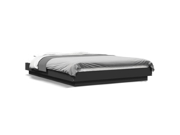 Estrutura de Cama Derivados de Madeira Preto MAISON EXCLUSIVE (120x190 cm)
