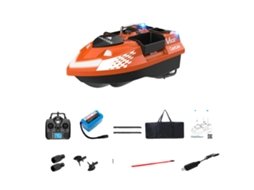 Barco De Isca, Alcance De 500m, 4 Compartimentos De Isca, Laranja